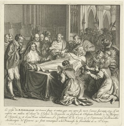 The Incorrupt Body of St Idesbald by Bernard Picart